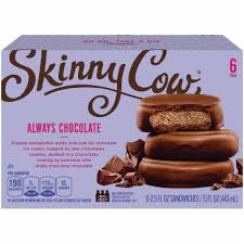 Low fat cinnamon ice cream layered between two oatmeal cookie wafers. Skinny Cow Always Chocolate Dipped In Chocolate Ice Cream Sandwiches 6 Ct 2 5 Fl Oz Foods Co