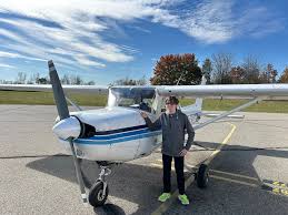 Congratulations, to Dylan LaForest who completed his first solo flight
