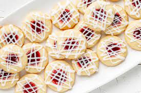 Mix in 1/2 teaspoon almond extract. Raspberry Almond Shortbread Thumbprint Cookies Saving Room For Dessert