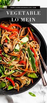 Vegetable Lo Mein Recipe Vegetarian Recipes Easy Vegetable Lo Mein Asian Noodle Recipes