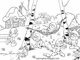 Mushroom house smurf house coloring pages. Mushroom House Coloring Pages