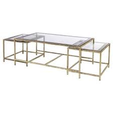 Mr Brown Scarletti Bazaar Gold Antique Mirror Nest Coffee Table In 2020 Gold Glass Coffee Table Nesting Coffee Tables Coffee Table