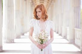 Ten hours of work had to invest carola ackermann, but then sara was a stunningly beautiful bride(photo: Elegant Verspielte Brautkleider Im Vintage Stil Von Fraulein Liebe