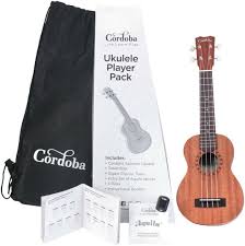 Cordoba Up 1s Soprano Size Ukulele Player Pack With Clip On