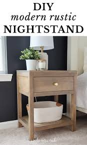 Do you need a few drawers to store your items or would just one drawer be sufficient to keep. Diy Nightstand With Drawer Angela Marie Made