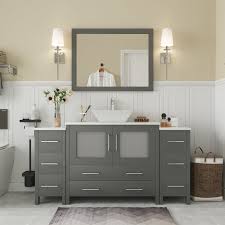 Single Sink Small Bathroom Vanity Set
