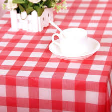 Red Checkered Tablecloth 10 Pack Plastic Table Cover Checkerboard Design Tablecloth Disposable Table Cover B Party Table Cloth Plastic Table Covers Table Cloth