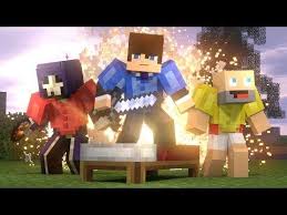 Bed Wars Full Animation Minecraft Animation Hypixel Youtube Minecraft Wallpaper Minecraft Animation