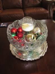 Pin By Teresa Hankins On Christmas Decorations In 2020 Christmas Centerpieces Glassware Crafts Centerpiece Bowl