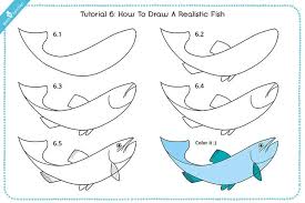 How To Draw A Fish Step By Step For Kids Fish Drawings Drawn Fish Drawings