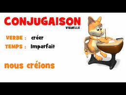Conjugaison du verbe créer en français : Conjugaison Creer Imparfait Youtube