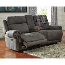 Sofas Gray Skies Signature Design By Ashley Elephant Power Reclining Loveseat Reclining Sofa Living Room Living Room Furniture Layout