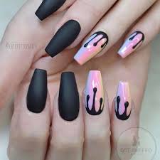 Black Acrylic Nail Designs 2020 Nails Must Have Post Art Number 9929260200 Acrylicnails In 2020 Short Coffin Nails Designs Ballerina Nails Cute Acrylic Nails