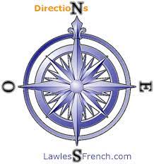 Learn french at lawless french, guadeloupe. French Directions Lawless French Vocabulary