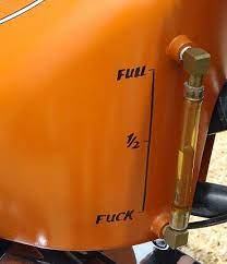 Great Idea For A Fuel Gauge Bobber Bobber Motorcycle
