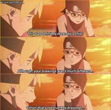 Boruto And Sarada Uzumaki Boruto Boruto Naruto Uzumaki