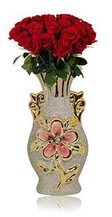 15,384 table decor flower vase products are offered for sale by suppliers on alibaba.com, of which ceramic & porcelain vases accounts for 27%, glass you can also choose from specialty stores, restaurants, and super markets table decor flower vase, as well as from tabletop vase, floor vase. Buy Prime Glitter Flower Vase For Office Desk Dining Table And Living Room Home Decoration Flower Pot For Gift 50 Gram Pack Of 1 3 Features Price Reviews Online In India Justdial