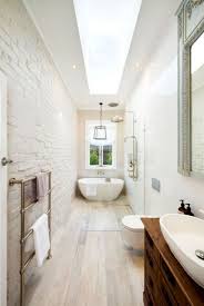 Narrow rectangle small bathroom layout. 20 Narrow Bathroom Ideas Magzhouse