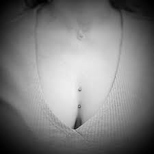 Cleavage Body Pleasure Piercing My first but not last dermal piercing! cleavage body pleasure piercing