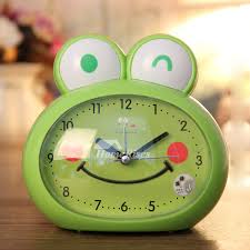 Alarm Clock Sound Abs Plastic Cute Silent Funny Modern Unique Green These alarm clocks are your worst nightmare !!!