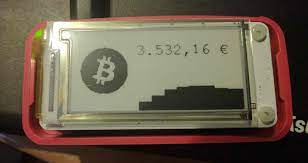 Btcusd | a complete bitcoin usd cryptocurrency overview by marketwatch. Github Tetr4 Bitcoin Ticker Display Bitcoin De Exchange Rate On The Papirus Epaper Display With Raspberry Pi