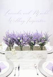 Marble And Lavender Wedding Inspiration Featuring Oriental Trading Company Products Silver Wedding Decorations Lavender Wedding Wedding Aisle Decorations