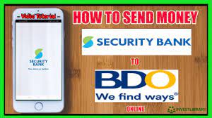 How to enroll to security bank online. Security Bank To Bdo Money Transfer How To Send Money From Security Bank To Bdo Online Youtube