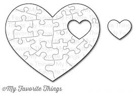 Millions of free jigsaw puzzles created by a large community. Mft 587 Heart Puzzle Die Namics My Favorite Things Dies
