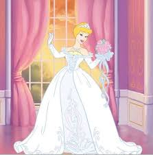 Disney Cinderella Wedding Cinderella With Her Wedding Dress 3 Cinderella Wedding Cinderella Wedding Dresses