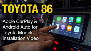 2017 2019 Toyota 86 Apple Carplay Android Auto Install Demo Youtube