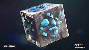 Send the link once you are done with the texture pack k? Artstation Diamond Ore Napp Minecraft Resource Pack Miguel Galvan