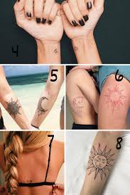 Sun and moon tattoo design is one of the classic tattoo designs preferred by both men and women. Perfectly Balanced Sun And Moon Matching Tattoos Tattooglee