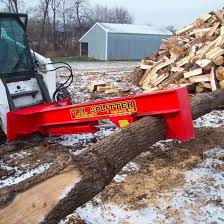 Tm Pro 2 Skid Steer Log Splitter Attachment Log Splitter Skid Steer Attachments Splitters