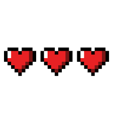 Minecraft Lives Pixel Art Minecraft Art Minecraft Stickers