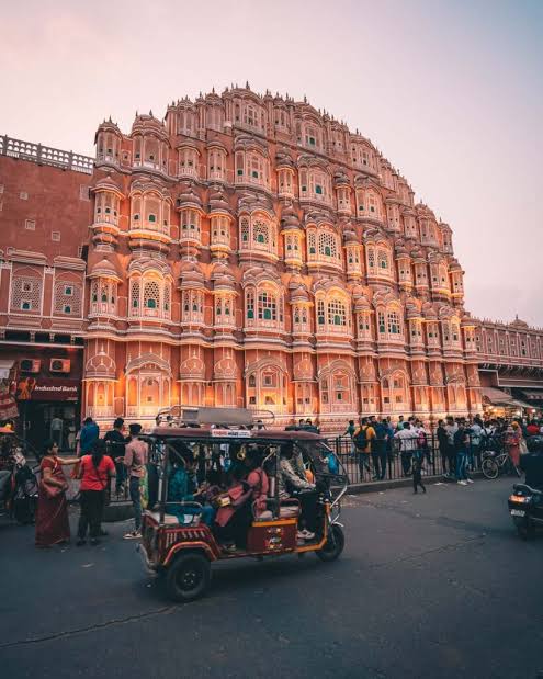 Beautiful view of Jaipur Pink City