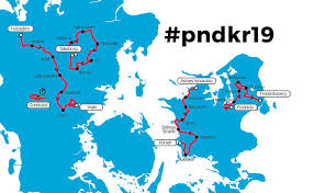 Larsen, tiller, skaarseth, halvorsen, hoelgaard, hulgaard, charmig: Ruten Til Postnord Danmark Rundt Pa Plads