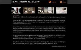 At the bath gallery, we understand how important your kitchen or bath is to you, and that's why transform your bathroom into a sanctuary of serenity and relaxation with the help of the bath gallery. Bathroom Gallery Wan Tai Co Pte Ltd