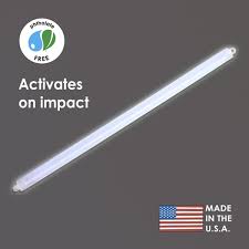 15 Inch White Evacuation Light Sticks For Emergencies