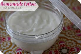 homemade coconut oil body lotion