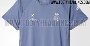 My new real madrid 2017/18 kit buy it now from: Real Madrid 16 17 Champions League Training Shirt Leaked Footy Headlines