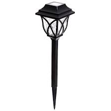 The camera housing is made of. Led Solar Garden Light 10 4 Black Pack Of 6 Rona