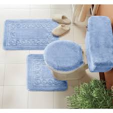 Creating a personal oasis for relaxation and pampering means updating the bath. 5 Piece Scroll Bath Rug Set Montgomery Ward