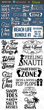 Beach Life Svg Bundle Set Beach Salt Signs Beach Decor Svg Etsy Cricut Beach Signs Svg