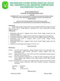 Maybe you would like to learn more about one of these? Surat Pemberhentian Osis