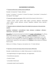 Branler, broncher, ciller, déplacer, fréquenter, manouvrer, mouvoir, remuer, émouvoir. Cm Synonymes Et Contraires 1 Trouve Le Verbe Et Son