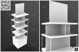 Store Display 3d Render Store Display Display Mockup Design