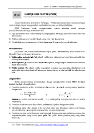 Berikut beberapa contoh soal tes beserta jawabannya sebagai referensi buat teman teman sekalian yang akan melamar. Ema302 10 Manajemen Proyek Pert Gilgamesh 01 Academia Edu