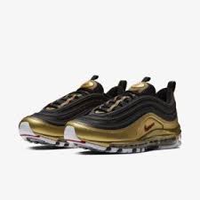 Nike Air Max 97 Qs Black Gold Grailify Sneaker Releases In 2020 Nike Air Air Max 97 Nike Air Max 97
