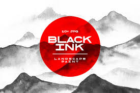 Are you looking for free reference photos or images to paint? Free Demo Black Ink Landscape Paint
