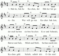 Schieb, schieb in'n ofen 'nein. Lied Backe Backe Kuchen Kinder Lied Gitarre Lieder Kinderlieder